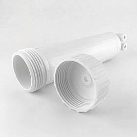 Корпус мембрани 3012 у комплекті з ключем, вхід 1/4 - вихід 1/8 (housing for RO memb 3012)