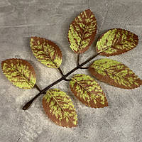 Гілочка горобини, розмір композиції 14,5*10,5 см, колір-коричневий, арт 019075, 1 шт, Коричневий