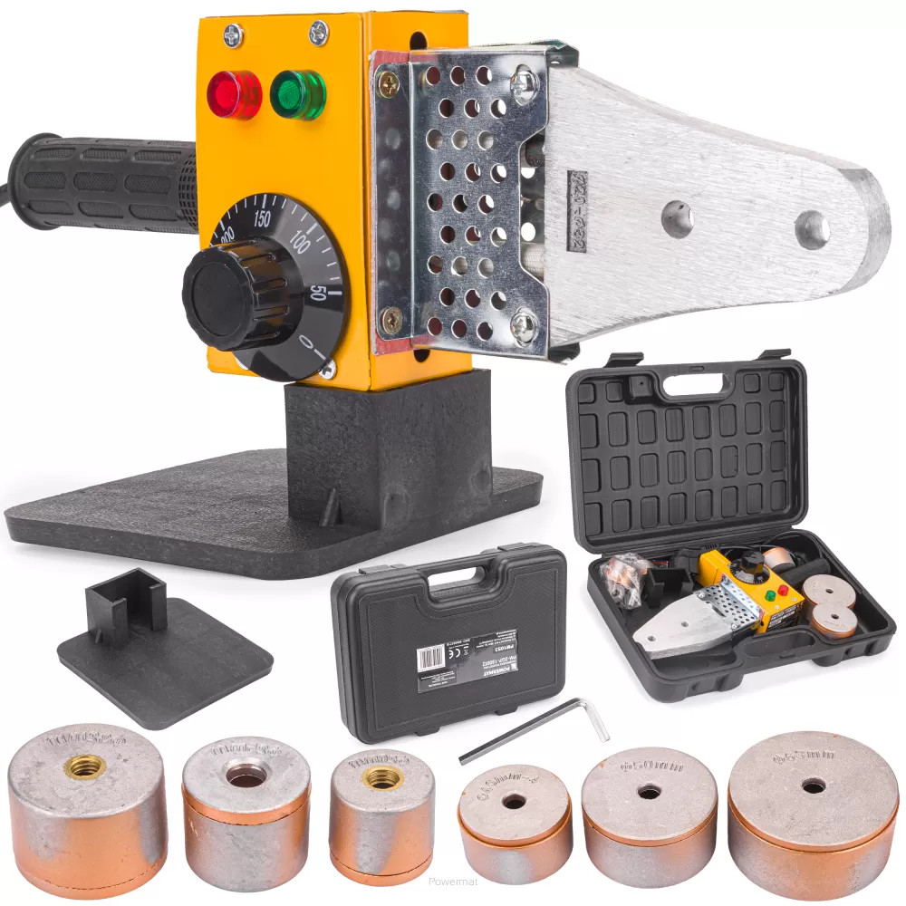 Паяльник для пластикових труб Powermat PM-ZGP-1500T2, фото 1