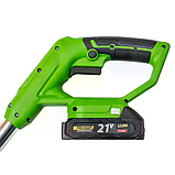 Тример коса з 2 акумуляторами для трави та кущів KIYOSHI WL-I30І змінними насадками та регулюванням висоти, фото 6