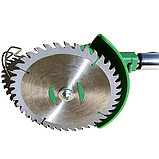 Тример коса з 2 акумуляторами для трави та кущів KIYOSHI WL-I30І змінними насадками та регулюванням висоти, фото 7