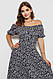 Сукня софт із принтом, колір чорно-білий, 230R1010-5, фото 2