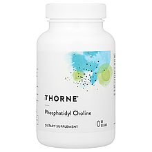Фосфатидилхолін, Phosphatidyl Choline, Thorne, 60 гелевих капсул