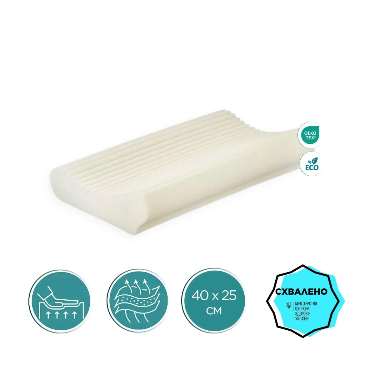 Подушка ОРТОПЕДИЧНА дитяча з ефектом пам'яті OPO-104 XS Kids Ortomed (XS), фото 1