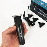 Машинка для стрижки чоловіча, Електрична машинка для стрижки з насадками окантовки RC-86, фото 9