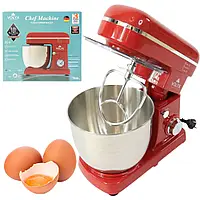 Планетарний міксер Chef Machine 5 л 2200 Вт із чашею тістоміс для замішування тіста та збивання кремів