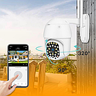 Вулична Wi-Fi CAMERA CAD 555G 2MP 1080p поворотна IP-система відеоспостереження з віддаленим доступом, фото 3