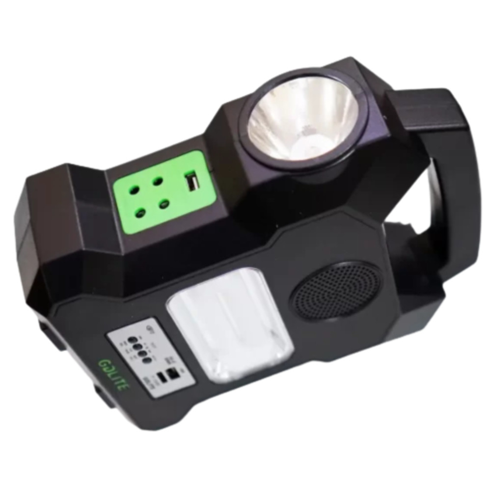 Портативна сонячна станція GD 1000A з трьома лампами акумуляторний ліхтар на сонячній батареї для кемпінгу, фото 1