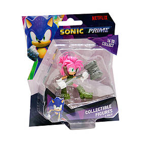 Ігрова фігурка Емі зі зброєю Sonic Prime SON2010D, 6,5 см, Toyman