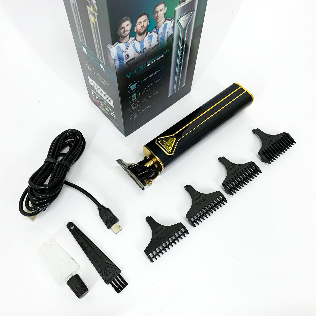 Професійна електрична машинка для стрижки VGR, Машинка для стрижки волосся з професійними ножами VN-20