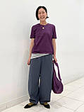 Футболка жіноча Supima UNIQLO 1159844182 (Фіолетовий M), фото 6