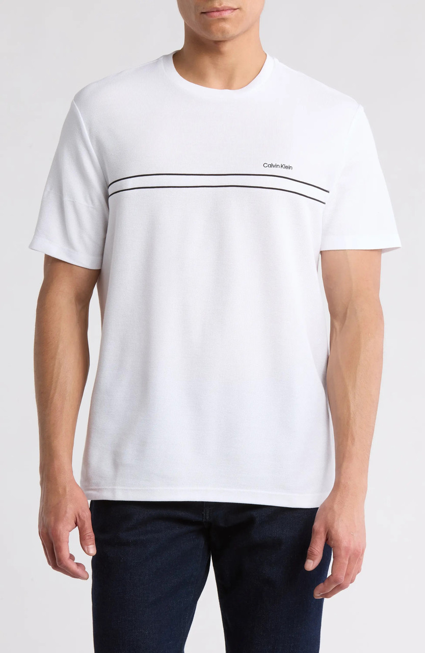 Чоловічі футболки з логотипом Calvin Klein 1159844243 (Білий L), фото 1