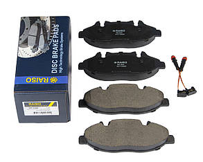 Колодки гальмівні передні Raiso(Швеція) Mercedes Vito 639, Віто 639 (З датчиком) 03-07