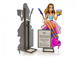 Ростовая фигура с рамкой для плаката А3, односторонняя Ташута  (21-90065-01)