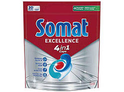 Таблетки для посудомийної машини Exellence (30шт) ТМ SOMAT