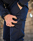 Тактичний костюм для рятувальників демісезонний синій ДСНС софтшел SATELIT ПП8057 ТМ, фото 8