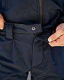 Тактичний костюм для рятувальників демісезонний синій ДСНС софтшел SATELIT ПП8057 ТМ, фото 9