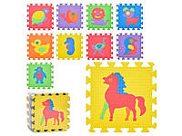 Килимок мозаїка METR 30*30см 10шт EVA тварини M 0376-1