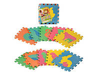 Килимок мозаїка METR 29*29см 10шт EVA фігурки тварин M 2738