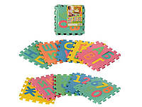 Килимок мозаїка METR 29*29см 10шт EVA абетка (укр.)-цифри M 2736