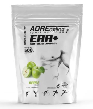 Амінокислоти ADRENALINE EAA + BCAA Complex 500 грам Смак : Яблуко, фото 1
