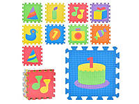 Килимок мозаїка METR 30*30см 10шт EVA дитячий M 0385