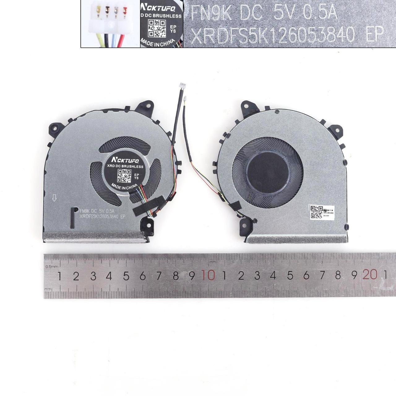 Вентилятор для Asus A416 A516 D415 D515 F415 F515 M415 M515 R515 S415 S515 X415 X515, Аналог, фото 1