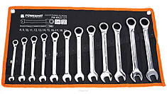 Набір комбінованих ключів із тріскачкою Powermat PM-KPLO-12T