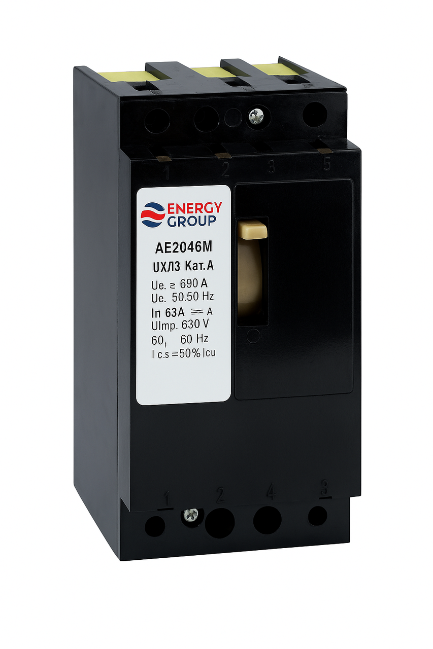 Вимикач АЕ2043М 31,5 А, 40А, 50А, 63А, фото 1