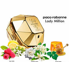 Жіноча парфумована вода Paco Rabanne Lady Million Духи жіночі 100 мл, фото 3