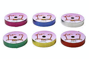 Стрічка декоративна для пакування 1,8см*10м однокольорова ООПТ (36)