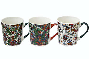 Чашка керамічна Новорічна 400мл в подарунковій коробці ООПТ