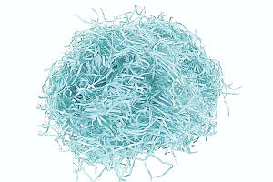 Наповнювач декоративний паперовий 100гр Блакитний ООПТ