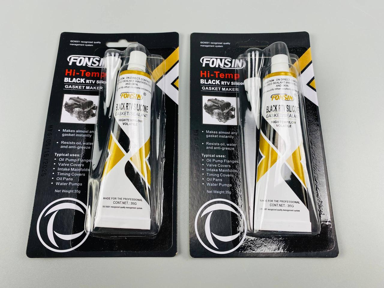 Герметик універсальний 35 г чорний (фабрика "ABRO"), фото 1