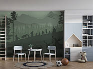 Самоклеючі плівка Oracal фотошпалери принт в художньому стилі в дитячу "Силуети героїв", фото 9