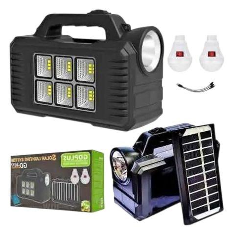 Портативний ліхтар із сонячною батареєю GD-8077