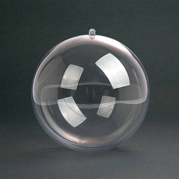 Прозора Куля пластикова форма Santi 15,6 см - код: 742655