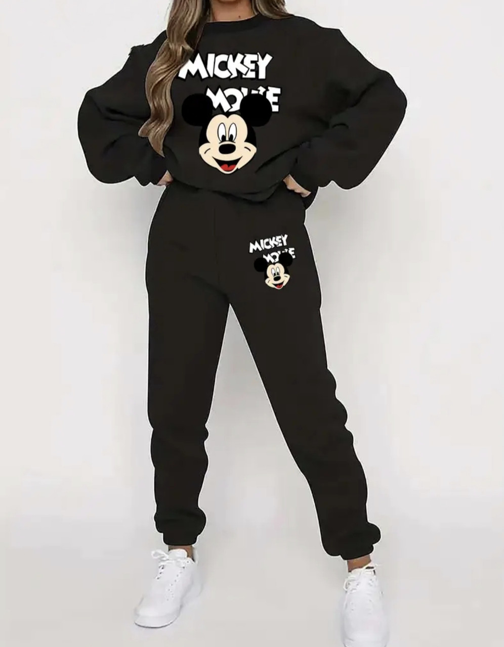Теплий жіночий костюм з Мікі Маусом, фото 1