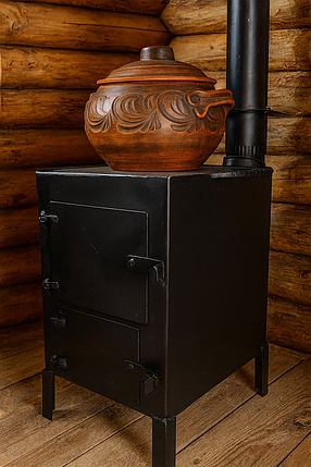 Компактна піч для теплиці "Буржуйка" для обігріву приміщень 10–20 м³, фото 1