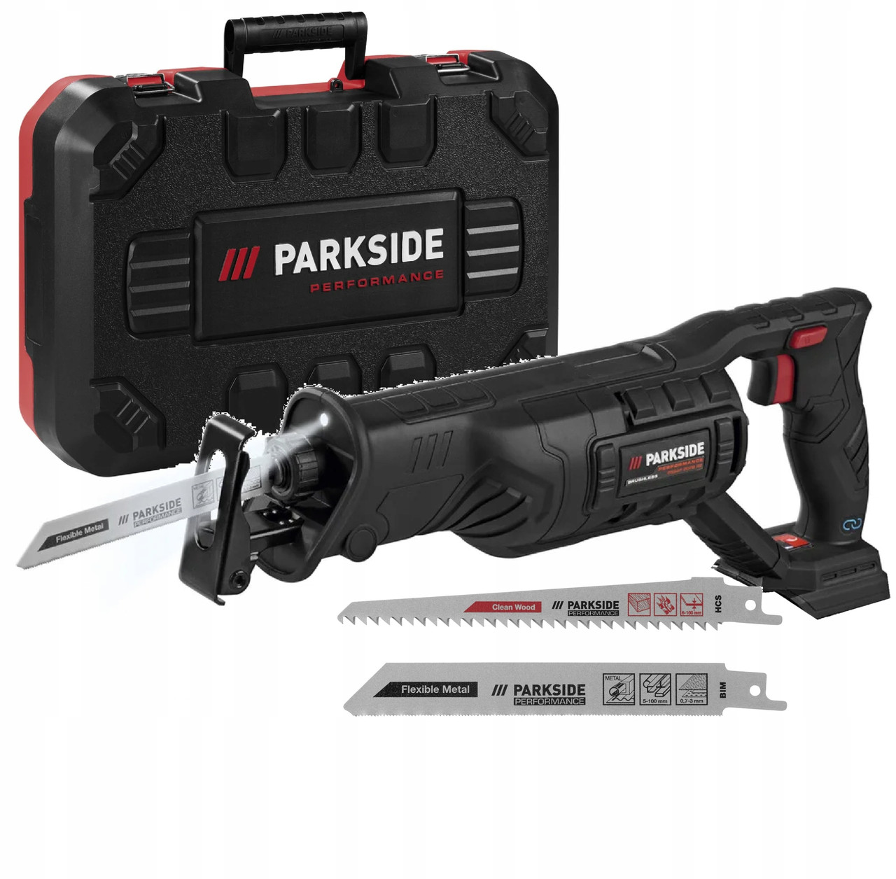 Акумуляторна шабельна пила PARKSIDE PERFORMANCE PSSAP 2028 B2, фото 1