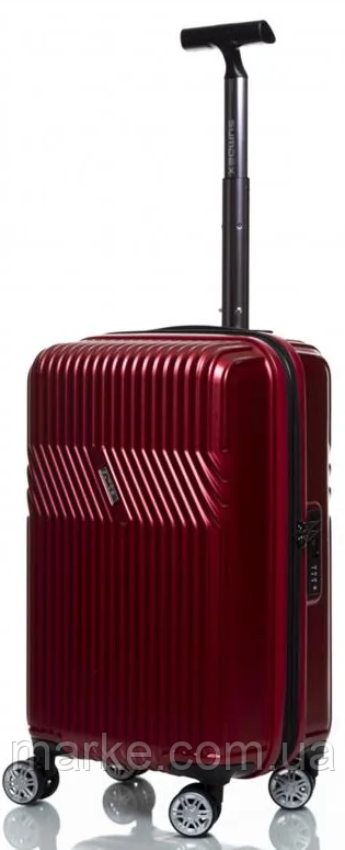 Маленька валіза на колесах із полікарбонату 42L Sumdex червона