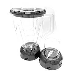 Колба блендера подрібнювача Domotec MS-9099 + насадка-кавомолка - Колби та чаші до міксерів