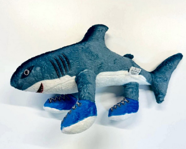 Іграшка м'яконабивна "Акула Тралалело Тралала" розмір 45см, Сувенір Декор, Україна, фото 1