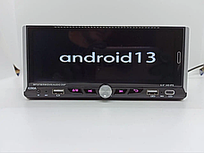 Автомагнітола 1DIN 6280A 2*32 ГБ із сенсорним екраном 6.9 діагональ Android 13 Bluetooth GPS Wi-Fi Чорний, фото 2
