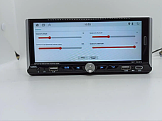 Автомагнітола 1DIN 6280A 2*32 ГБ із сенсорним екраном 6.9 діагональ Android 13 Bluetooth GPS Wi-Fi Чорний, фото 4