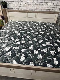 Ковдра зимова флісова на овчині 350г/м кв.