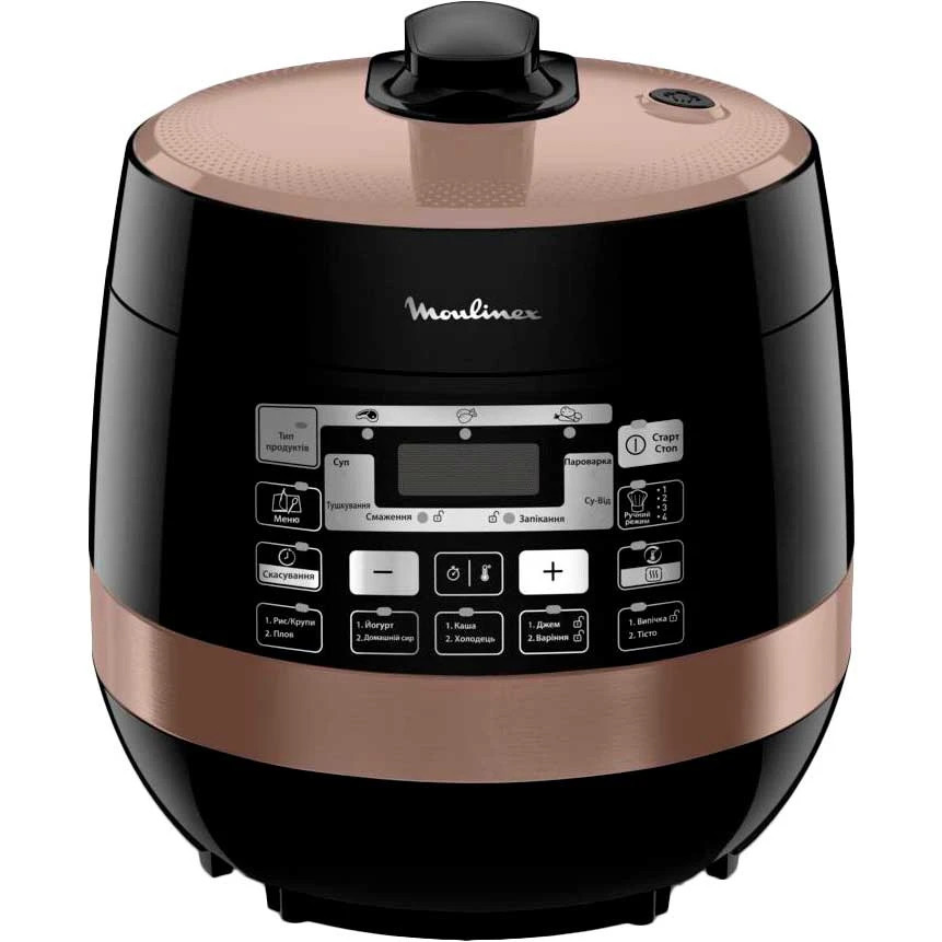 Мультиварка - скороварка MOULINEX CE430A34 Чорний/коричневий UA, фото 1