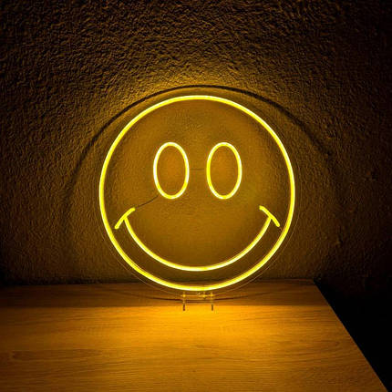 Неоновий світильник Смайл 500х500 acr-n000102, фото 1