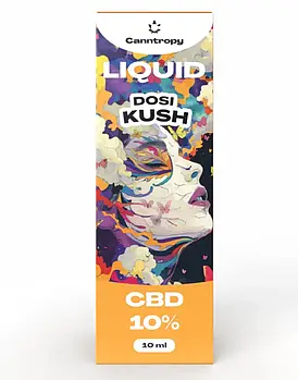 🌿Рідина для інгалятора Canntropy Dosi Kush | 10% CBD | 10 мл