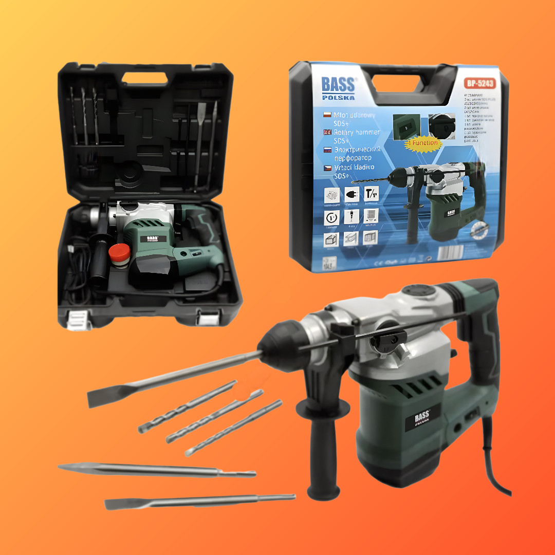 Перфораторы отбойные молотки Перфоратор для профессиональных работ Перфоратор бытовой Легкий и мощный перфоратор - фото 1 - id-p2767403240